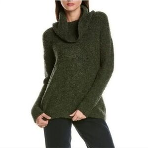 J. McLaughlin Lulu Alpaca Cowl Neck Sweater Green  XS